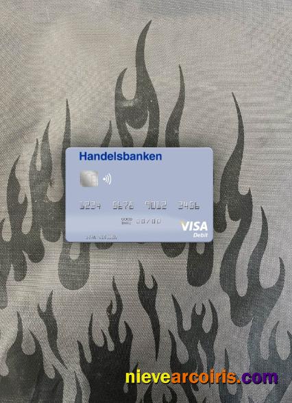 Norway Handelsbanken visa debit card photolook